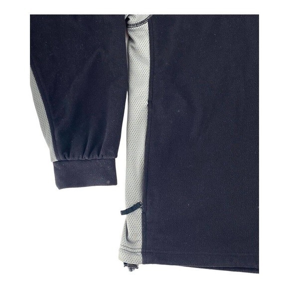 Columbia Long Sleeve Sweatshirt Quarter Zip Fleece Pullover Black Mens Sz Large - Picture 7 of 13